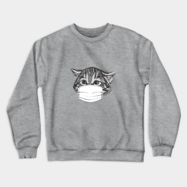 funny cat gift Crewneck Sweatshirt by MariaB